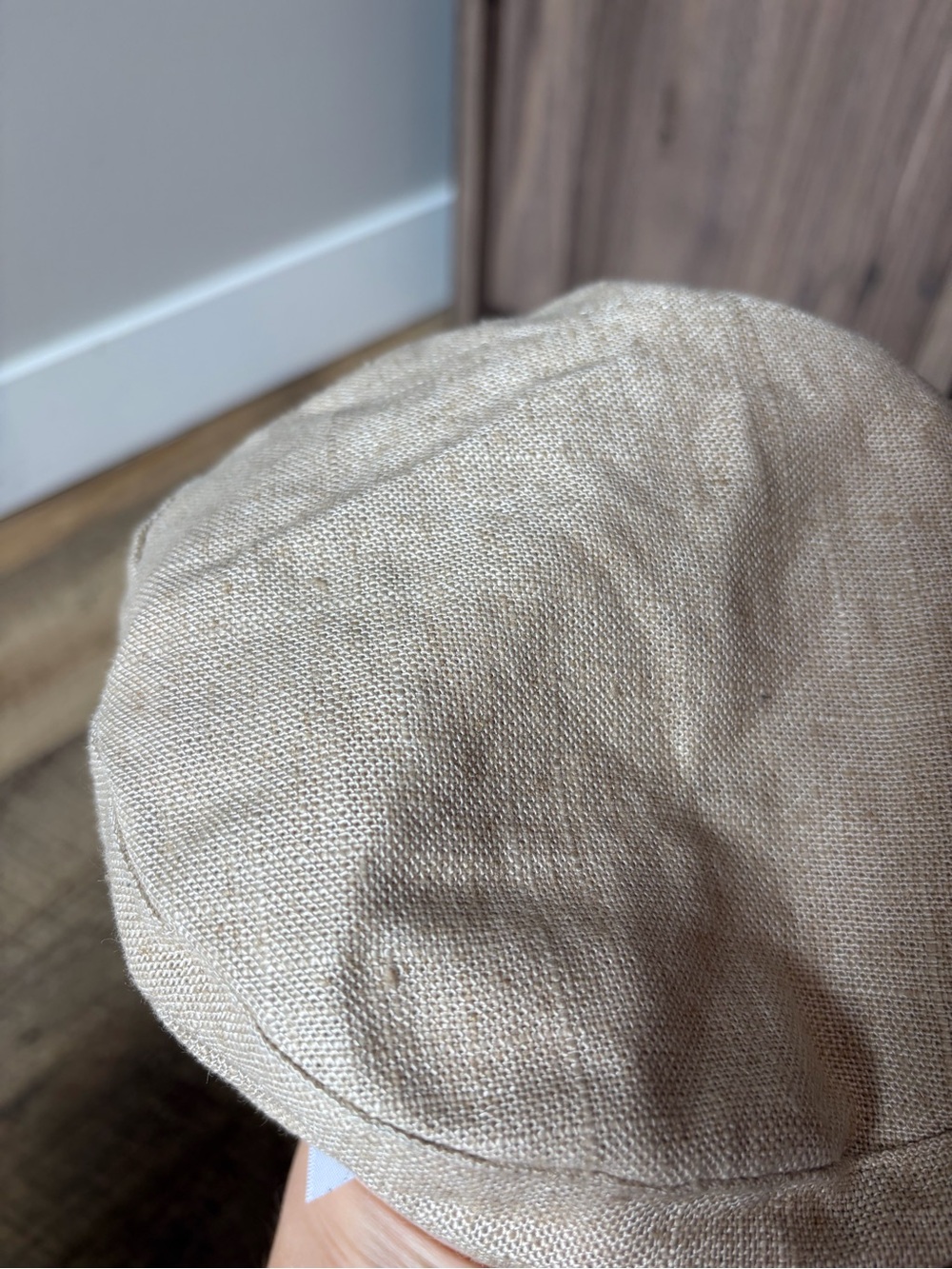 Free People Oatmeal Greek Fisherman Sailor Cap Newsboy Hat with Braided Band - Picture 8 of 11